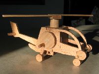 Wooden Helicopter